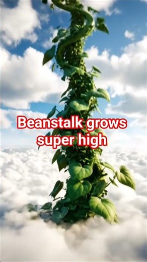 Beanstalk grows super high #shorts