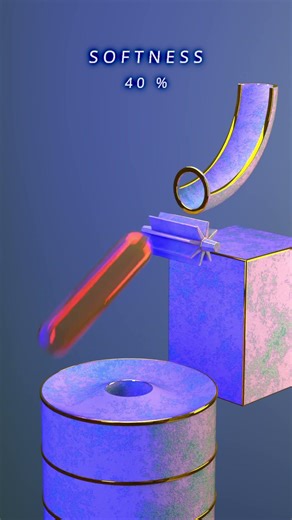 0% to 100% tube fall into gears camera TWO houdini softbody simulation !