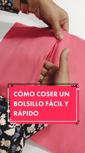 CÓMO COSER UN BOLSILLO FÁCIL Y RÁPIDO