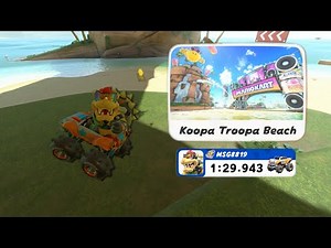 SNES Koopa Troopa Beach [1:29.943] | 12 Trials Of Christmas #10