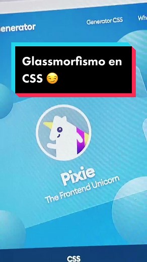 Glassmorfismo. MUY FÁCIL 😏 #web #programacionweb #desarrolloweb #paginasweb #favicon #html #css #javascript #visualstudiocode #html5css3