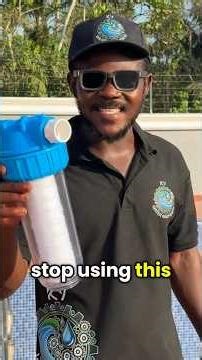 How to remove iron from borehole water .