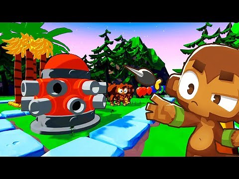BLOONS TD 6 VERSION FPS / 3D ! (Apes vs Helium)
