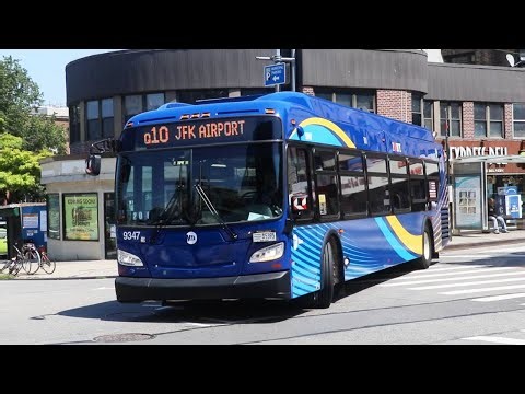 MTA Bus Company: 2023 New Flyer XD40 #9347 and 2019 New Flyer XD60 #6236 on the Q10 / Limited