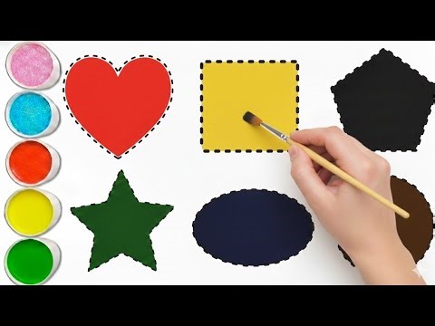 Learn 2D Shapes with Fun Drawings!