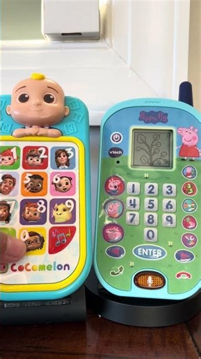 JJ’S FIRST LEARNING PHONE VS LETS CHAT LEARNING PHONE #shortsfeeds #viral #trending