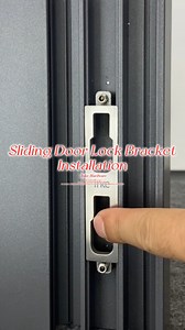 33K views · 207 reactions | Sliding door lock bracket installation tutorial #inke #hardware #slidingdoor #lockbracket #installation | Inke | Facebook