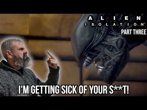 Playing Alien Isolation for the FIRST TIME - Part 3 - Xenomorph Hunts Me Down!