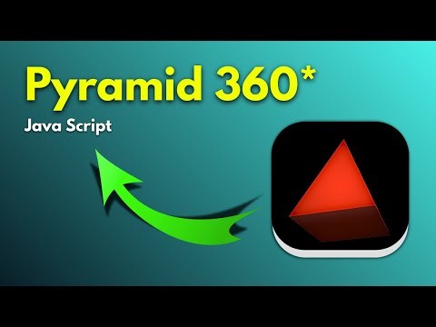ASMR Program: How to create pyramid with 360 animation using Java Script (No Talking)
