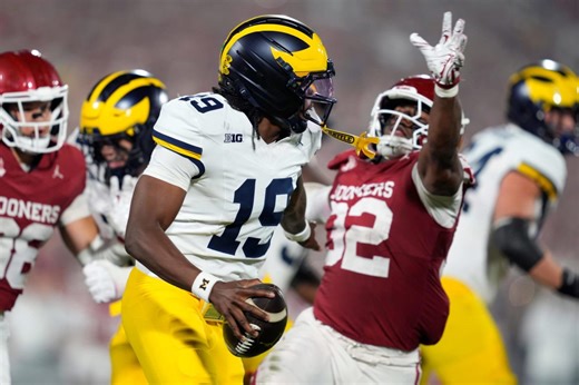 Michigan football podcast: Balas and Skene on offensive line, offense woes at Oklahoma, more