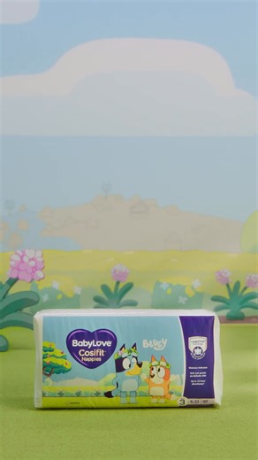 If you love Bluey, you'll love our Bluey prints, now available on BabyLove Cosifit nappies. | BabyLove