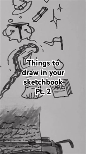Things to draw in your sketchbook | pt.2 | #sketchbook #alternative #art #intrusivethoughts