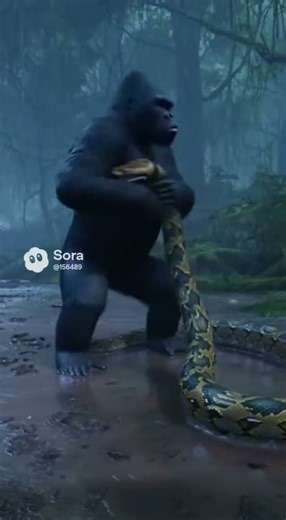 Rain Jungle Strike — Gorilla vs Python