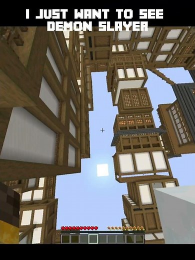 Demon slayer infinity castle in Minecraft ☠💀