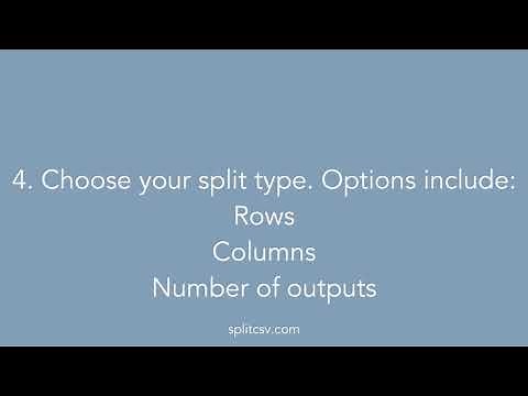 How to split a large csv into multiple files