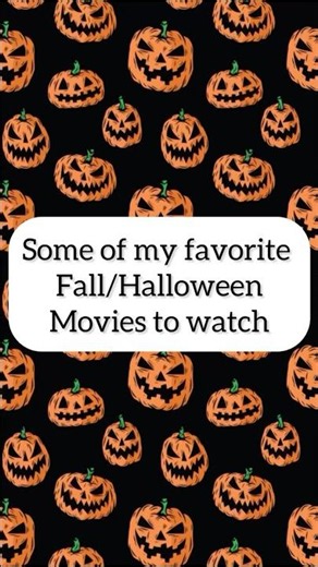 What are your favorite Halloween movies? 🍿🎃🍁