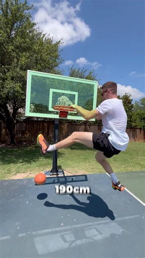 Dunk on EVERY height #dunk #jump #basketball