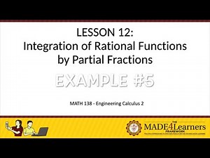 Integration of Rational Functions by Partial Fractions: Example #5