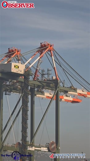 A New Era of Port Operations ⚓️🇯🇲 Kingston Freeport Terminal Limited (KFTL) and the Port Authority of Jamaica (PAJ) hosted a Special Stakeholders Experience to mark the arrival of two new Super Post-Panamax Ship-to-Shore (STS) cranes, a major milestone in the continued modernization of Jamaica’s maritime infrastructure. Carlos Cabrera, CEO of KFTL, addressed attendees before setting sail into the Kingston Harbour for an up-close view of the towering cranes that will enhance efficiency, capacit