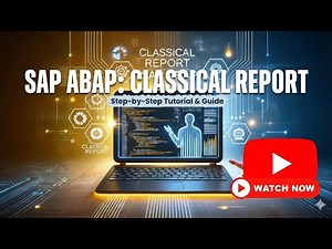 How to Create a Classical Report in SAP ABAP | Step-by-Step Tutorial for Beginners