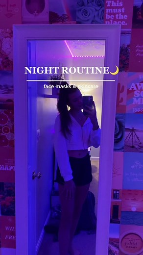 Preppy Calming Night Routine | Skincare & Face Masks