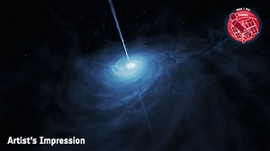 2.5K views · 327 reactions | Our .gif of this artist's impression of distant quasar  J043947.08+163415.7 has just received 1 million views ✨拾 This gif shows how a very distant quasar powered by a supermassive black hole may look close up. Check it out at our ESA/Hubble GIPHY account alongside many more awesome astronomy gifs https://giphy.com/esahubble | Hubble Space Telescope | Facebook