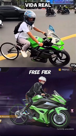 194K views · 1.3K reactions | FREE FIRE BIKE EMOTE IN REAL LIFE  |...