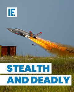 560K views · 7.4K reactions | The XQ-58A Valkyrie boasts an entirely new and innovative design. This next generation stealth drone was developed by the Air Force Research Laboratory to be a high-speed, low-cost aircraft developed for the AFRL’s Low-Cost Attritable Aircraft Technology (LCAAT) project. | Interesting Engineering | Facebook