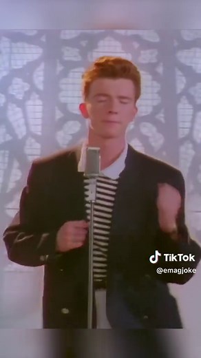 Rick Roll (Different link tik tok format) #rickroll | rick roll