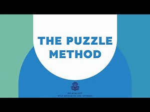 The Puzzle Method- Make MCAT Math Easier