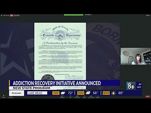 New state program; addiction recovery initiative announced