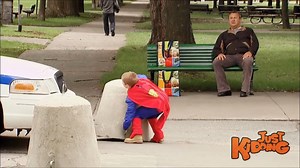 An oldie, but a goodie 💪💪💪 RE-WATCH THE #SUPERMAN PRANK HERE: http://bit.ly/2hOFhAX | Just Kidding