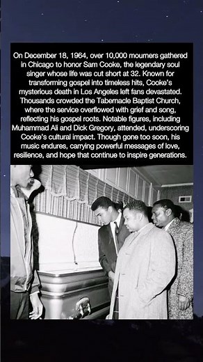 10,000 Gather to Mourn Sam Cooke, 1964 #shorts