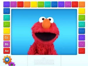 Sesame Street Elmo learning letters - Letter A