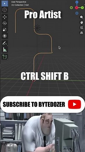 Noob vs Pro artist:Modeling Pipes #blendertutorial #blender #blendercommunity #blender3d #digitalart