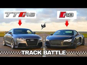 Tuned TTRS vs R8 V10+ | Audi Track Battle