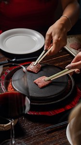 1.1K views · 2.5K reactions | The pinnacle of Japanese craftsmanship, brought to life at your table. Our A5 Wagyu Flambé, prepared over ishiyaki stone for deep flavour. #NobuDubai | Nobu Dubai | Facebook