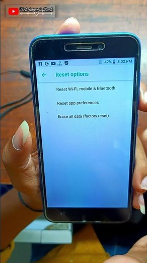 Redmi Go factory reset setting // erase all data ( factory reset )