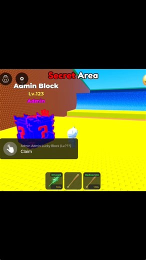 Turn Lv 123 ADMIN LUCKY BLOCK into Trash 😭