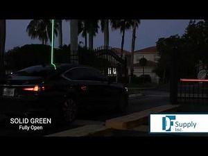 GateArms+ LED Safety Lighted Barrier Arm - Product Demonstration