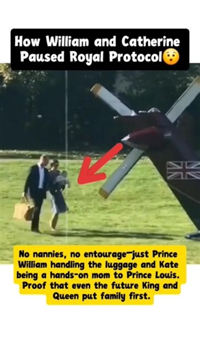 How William, Catherine, and Louis Paused Royal Protocol #princewilliam #royalfamily #princelouis