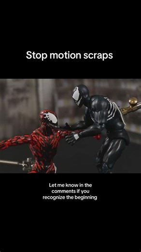 Stop motion scraps #venom #carnage #stopmotionanimation #marvel