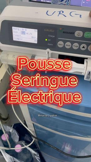 ‎nurse Yahia|الممرض يحيى‎ on Instagram: "Comment préparer une pousse seringue électrique ( PSE) 💉, dans ce cas on a utilisé 02 amp Loxen en 50 cc sérum glucose 5% avec débit de 02cc/h ✊✨"