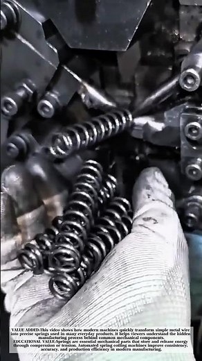 Automatic Spring Winding Machine! #shorts