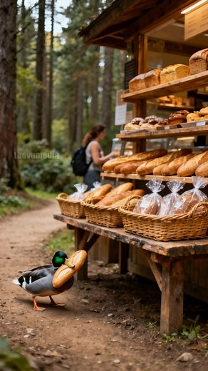 1.4M views · 14K reactions | Duck Steals Baguette And Leads To Heartwarming Moment! #animals #ducks #rescue | Daily Paw Stories | Facebook