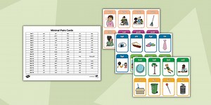 Initial Consonant Deletion Minimal Pair Cards