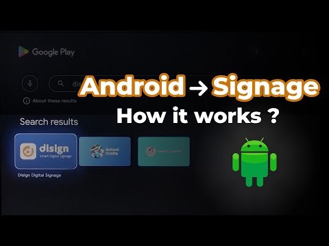 Set up Digital Signage on any Android device with Disign