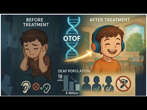 Gene Therapy Breakthrough: Deaf to Hearing with OTOF!