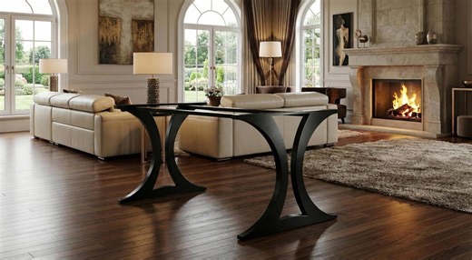 Metal Table Legs Modern, Steel Dining Table Base, Industrial Table Legs Heavy Duty, Handmade Black Metal Table Legs, Custom Size Table Base - Etsy Canada