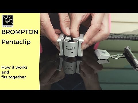 Brompton Pentaclip seatpost to saddle connector